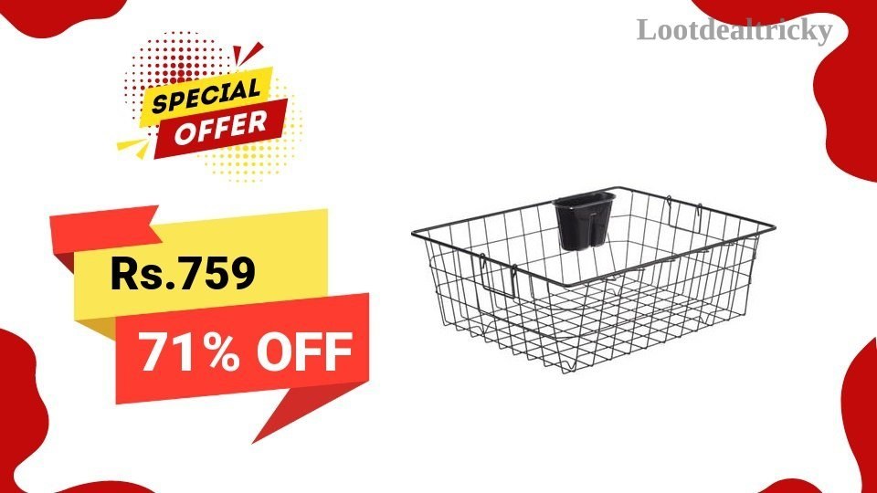 Solimo Steel Dish | Best Price Drop Today