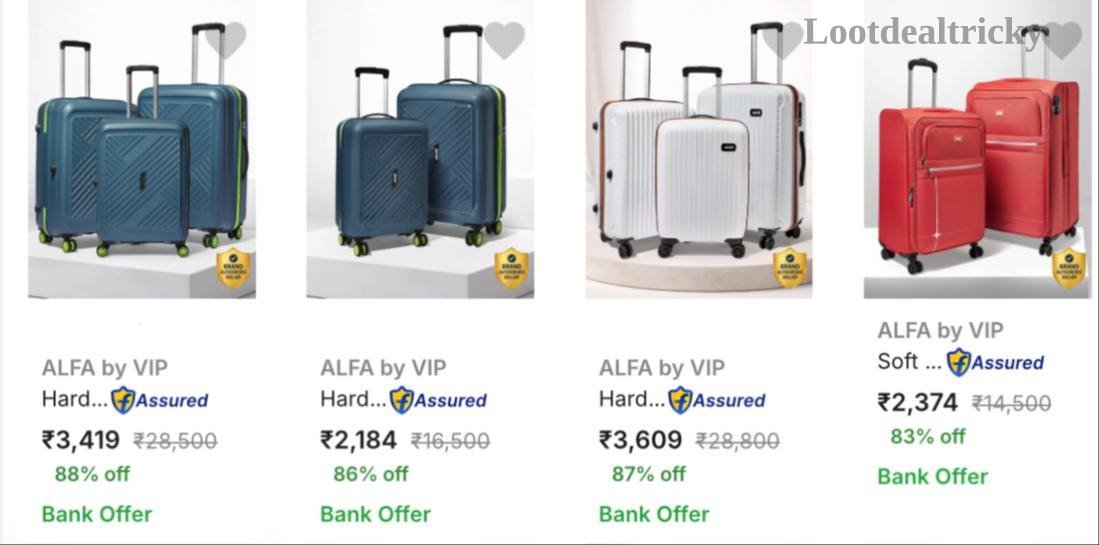 Vip Luggage Pack Offer Image