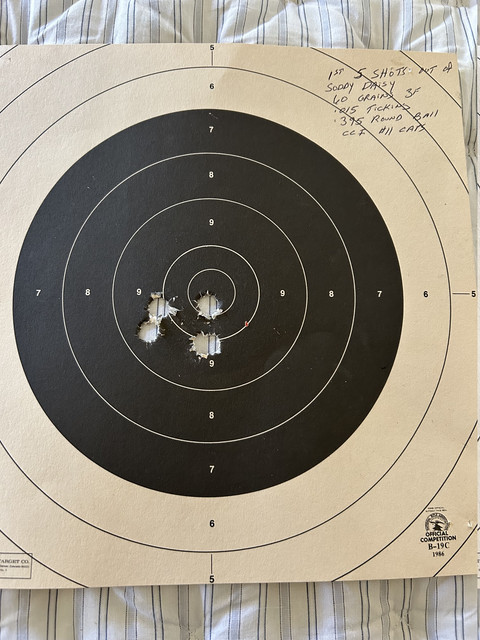 First five shots with label removed