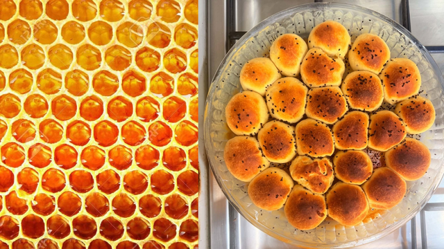 honeycomb pastry