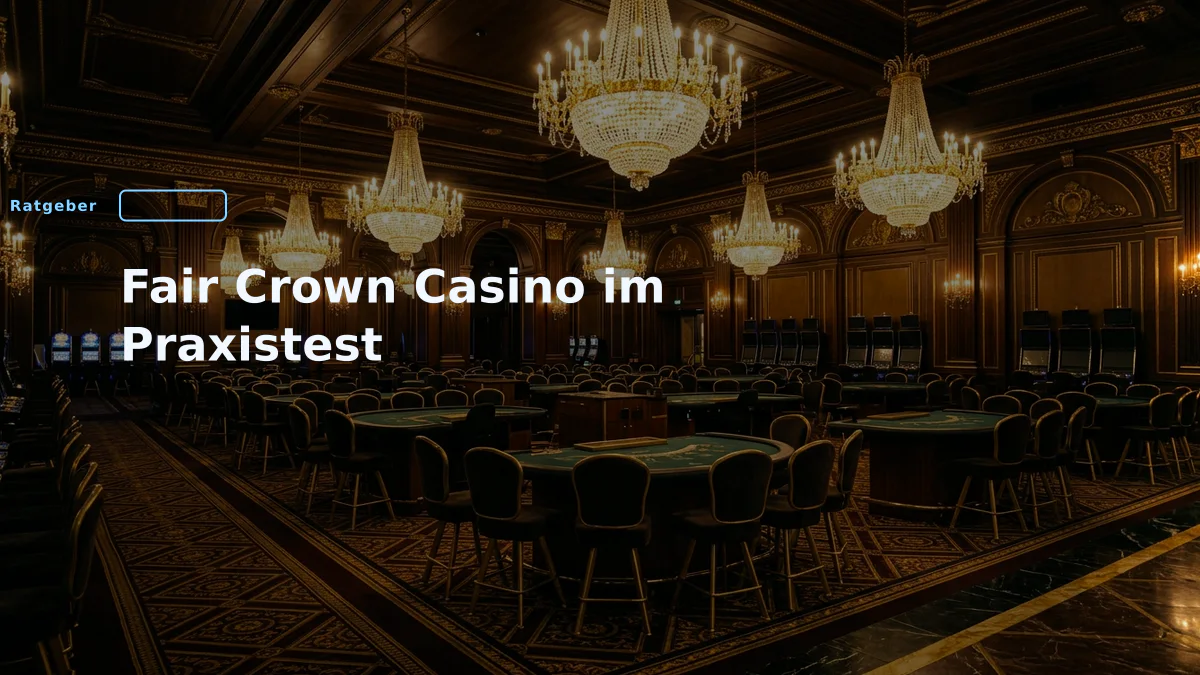 Fair Crown Casino im Praxistest