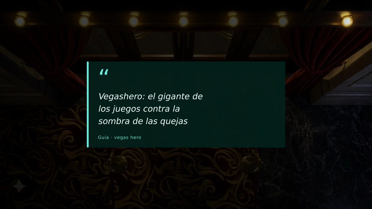 Vegashero: el gigante de los juegos contra la sombra de las quejas
