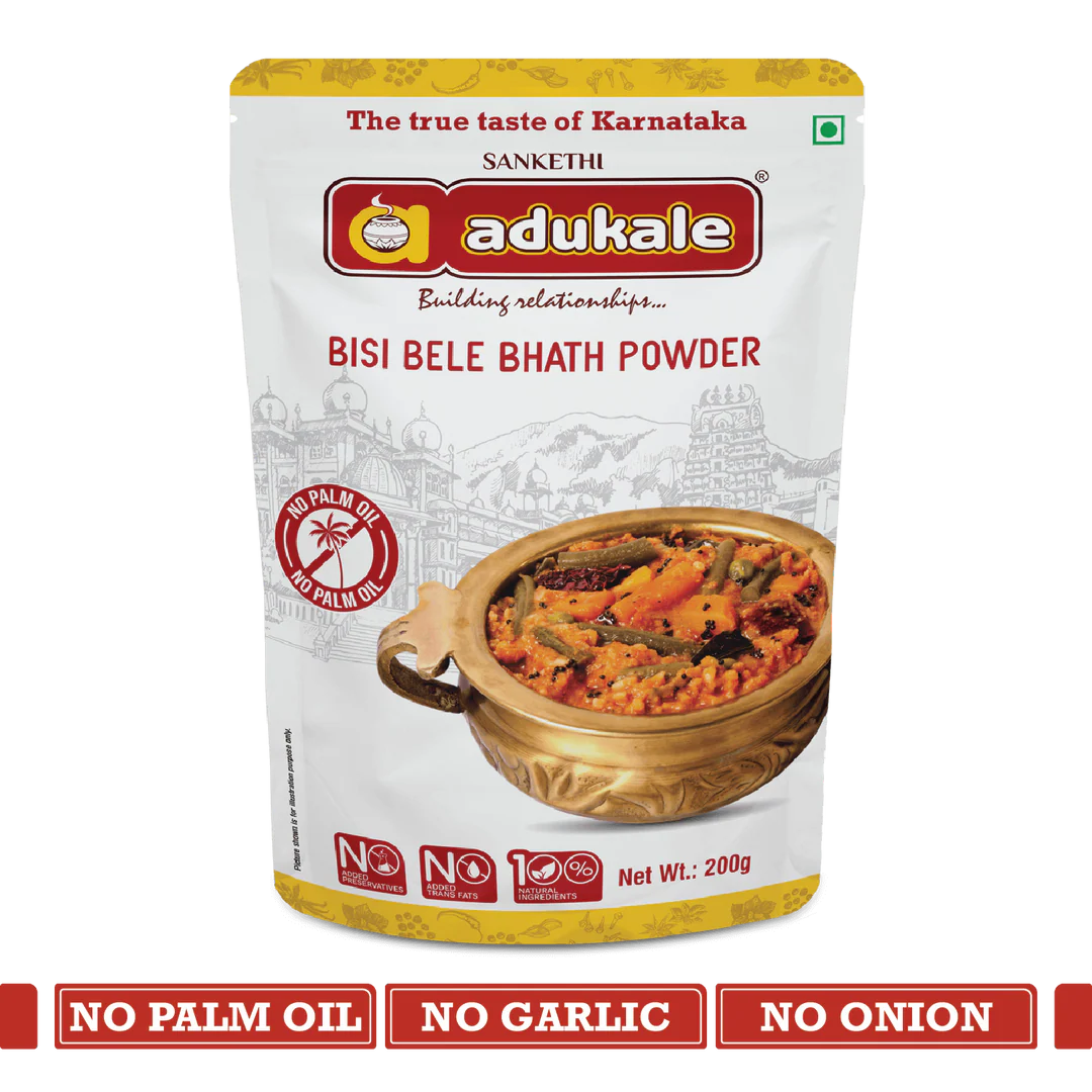 Adukale instant bisi bele bhath mix