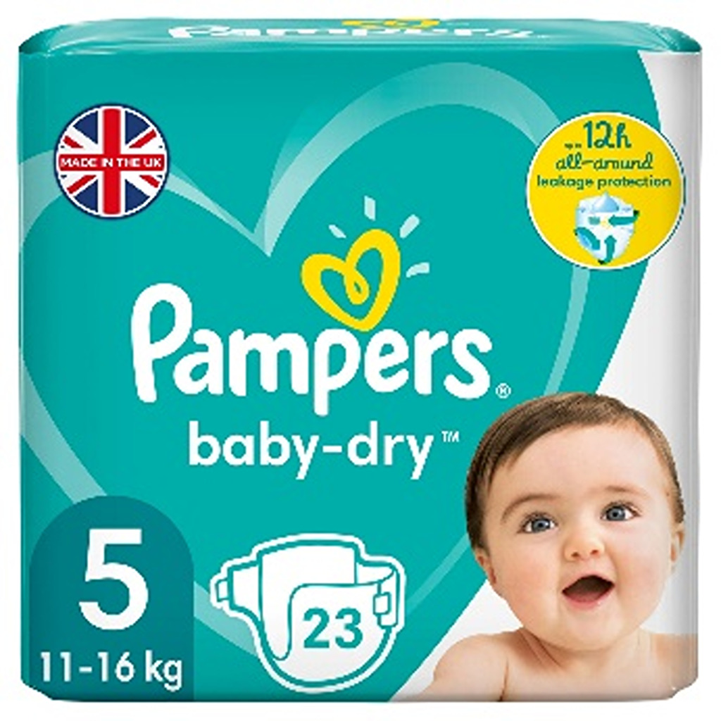 Baby-dry Nappies Size 5 Pampers