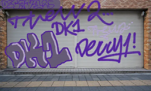 Graffiti artwork by DECAY