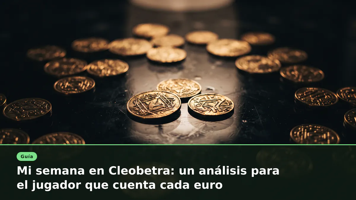 Mi semana en Cleobetra: un análisis para el jugador que cuenta cada euro