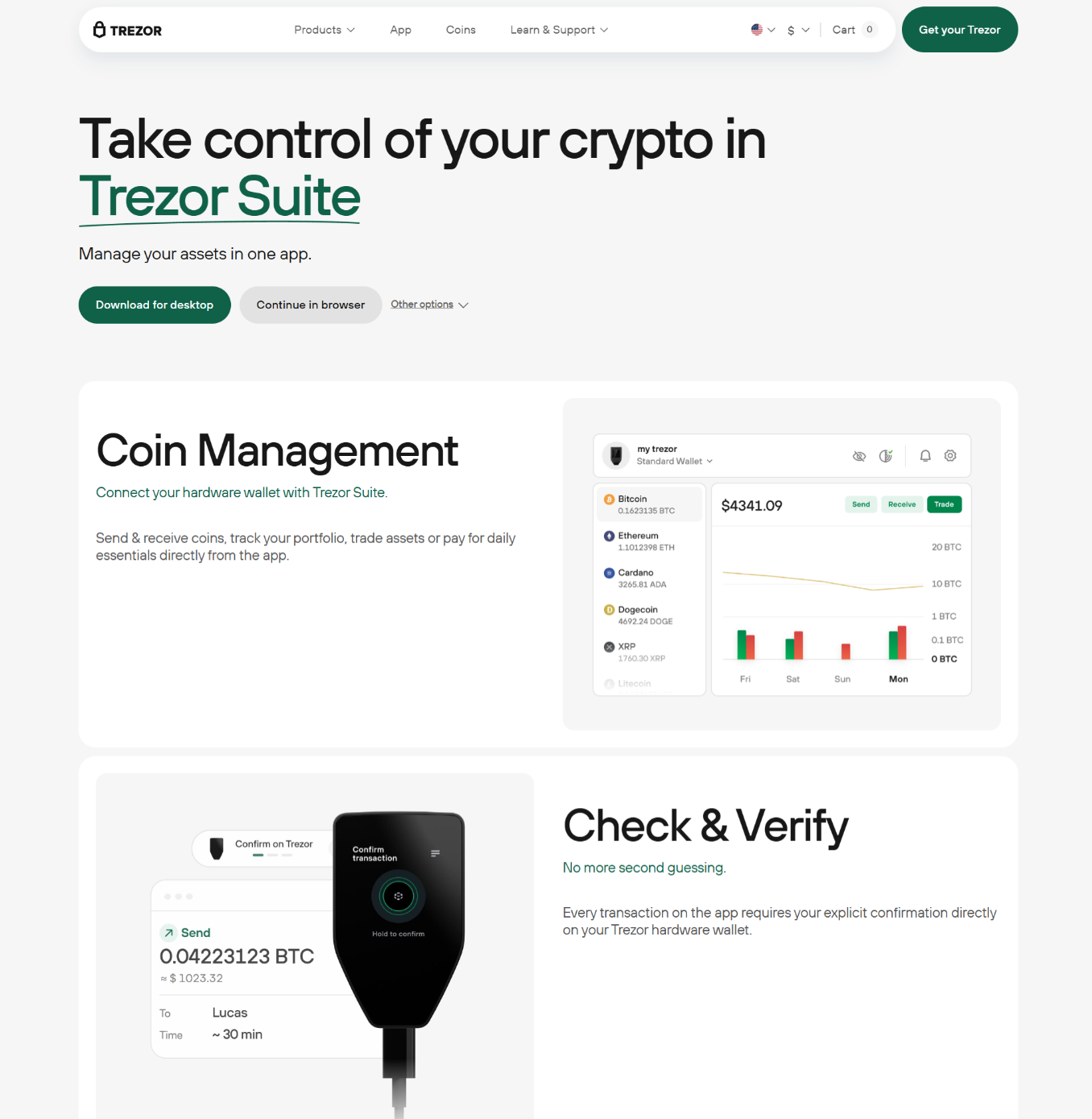 Trezor.io/Start