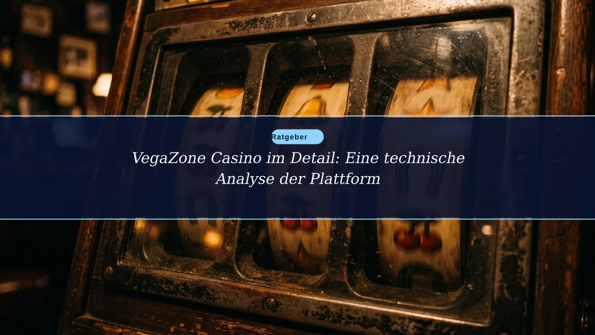 VegaZone Casino im Detail: Eine technische Analyse der Plattform