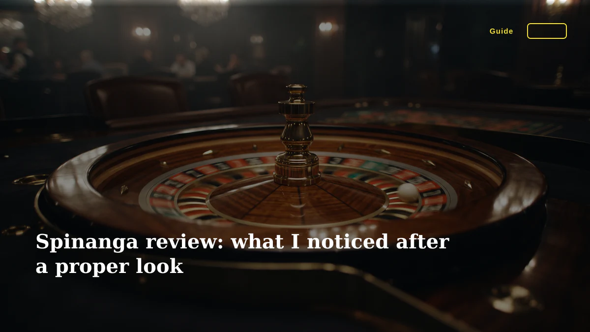Spinanga review: what I noticed after a proper look