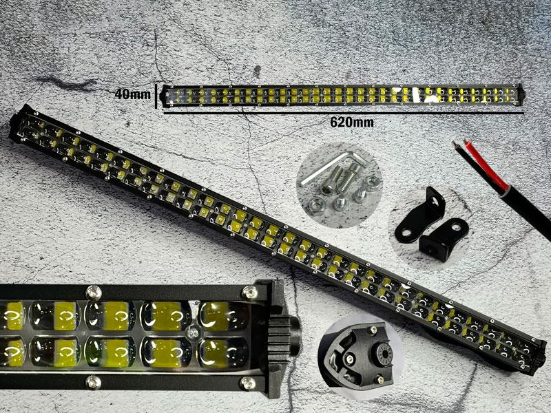 BARRA LED 6D DOBLE LUPA 24″ 40X620 180W 10611
