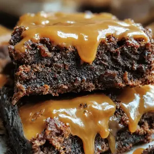 Karamell Brownies