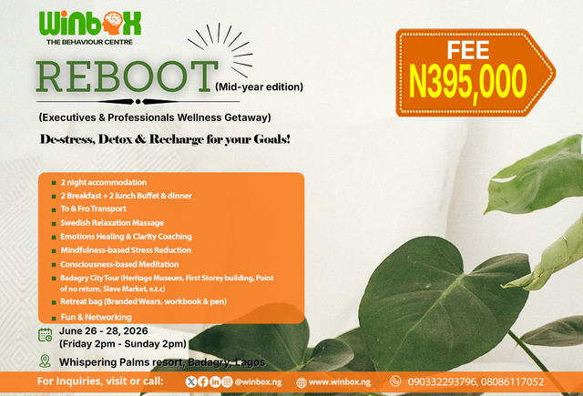 REBOOT 2.0 (Executive Wellness Getaway)