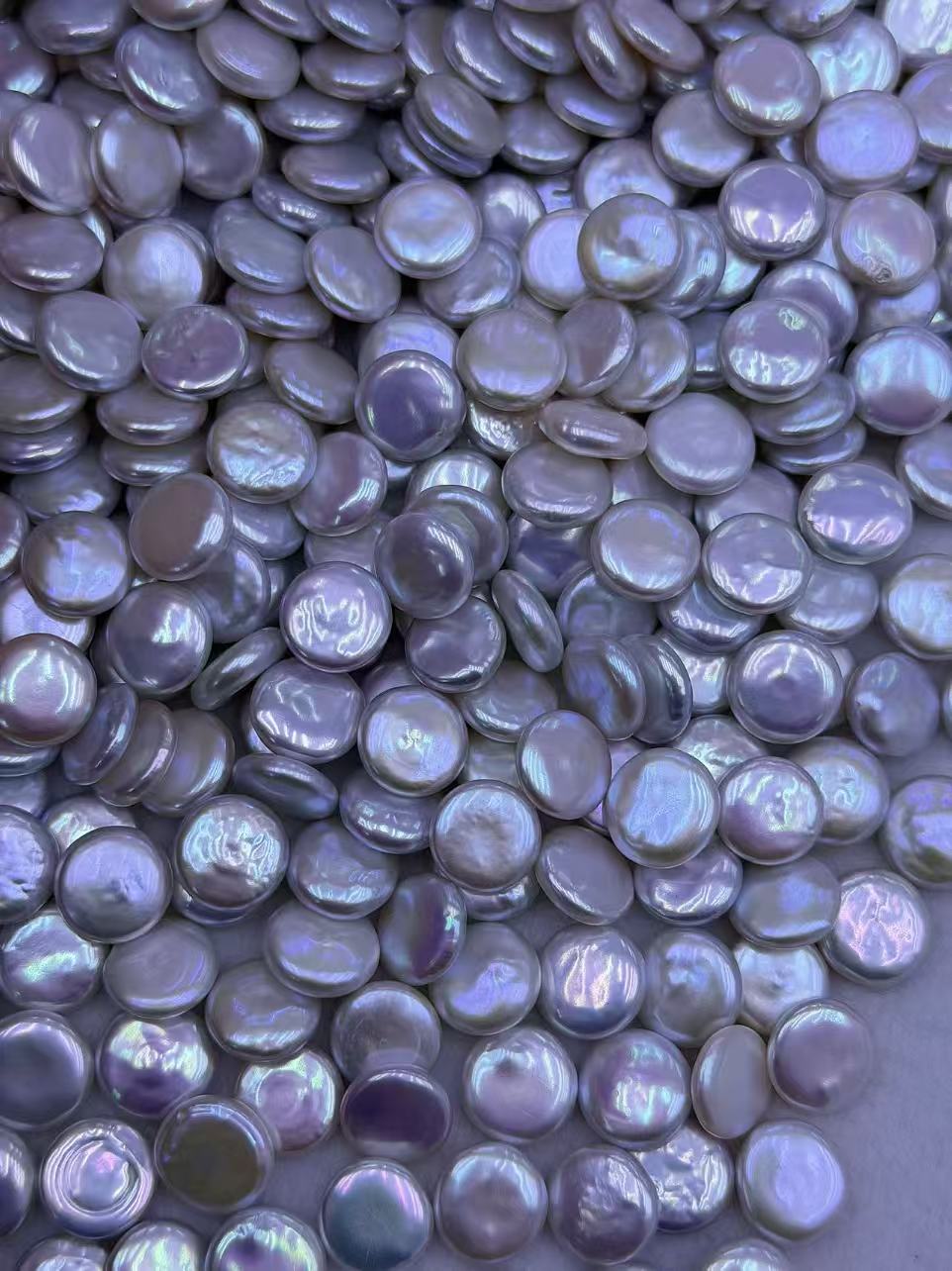 Low MOQ freshwater pearl loose buttons