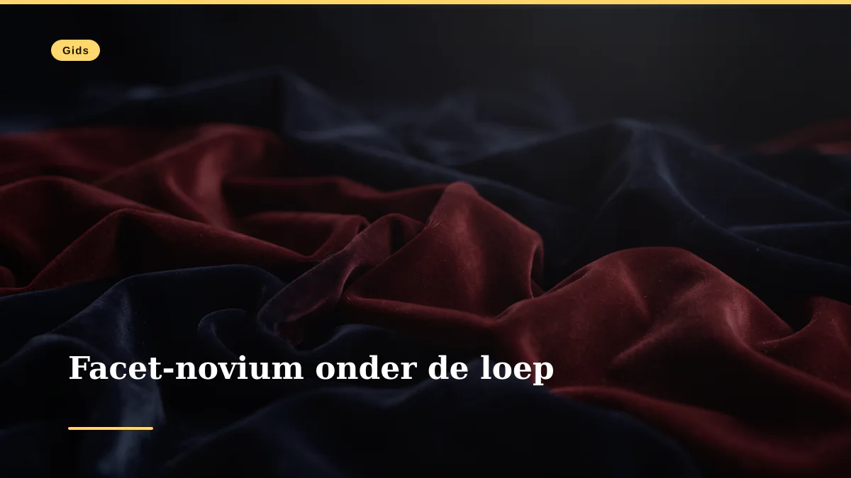 Facet-novium onder de loep