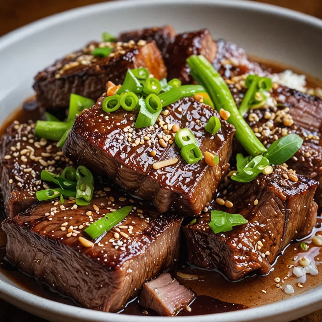 Korean Short Ribs in Slow Cooker for a Flavorful Meal!