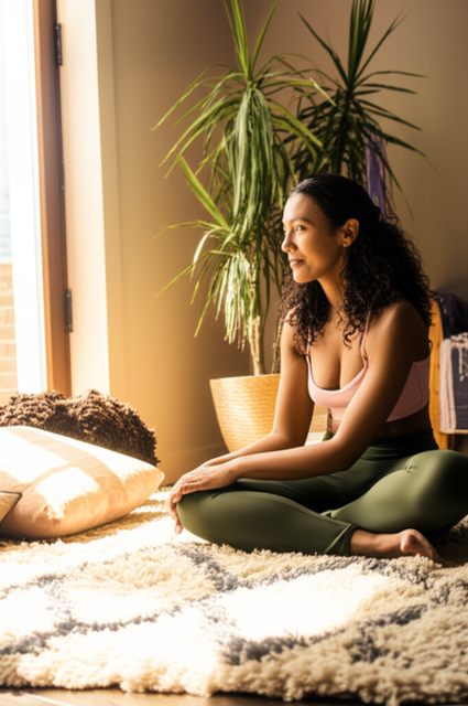 Woman managing perimenopause