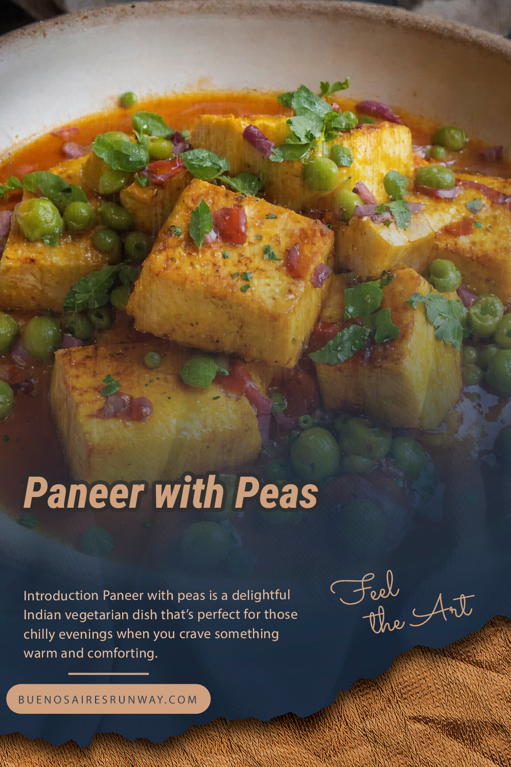 Paneer with Peas