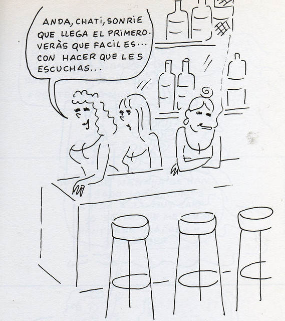 DIBUJO DE TRES PUTARRONAS
