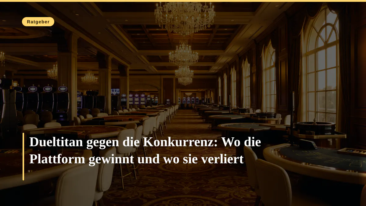 Dueltitan gegen die Konkurrenz: Wo die Plattform gewinnt und wo sie verliert