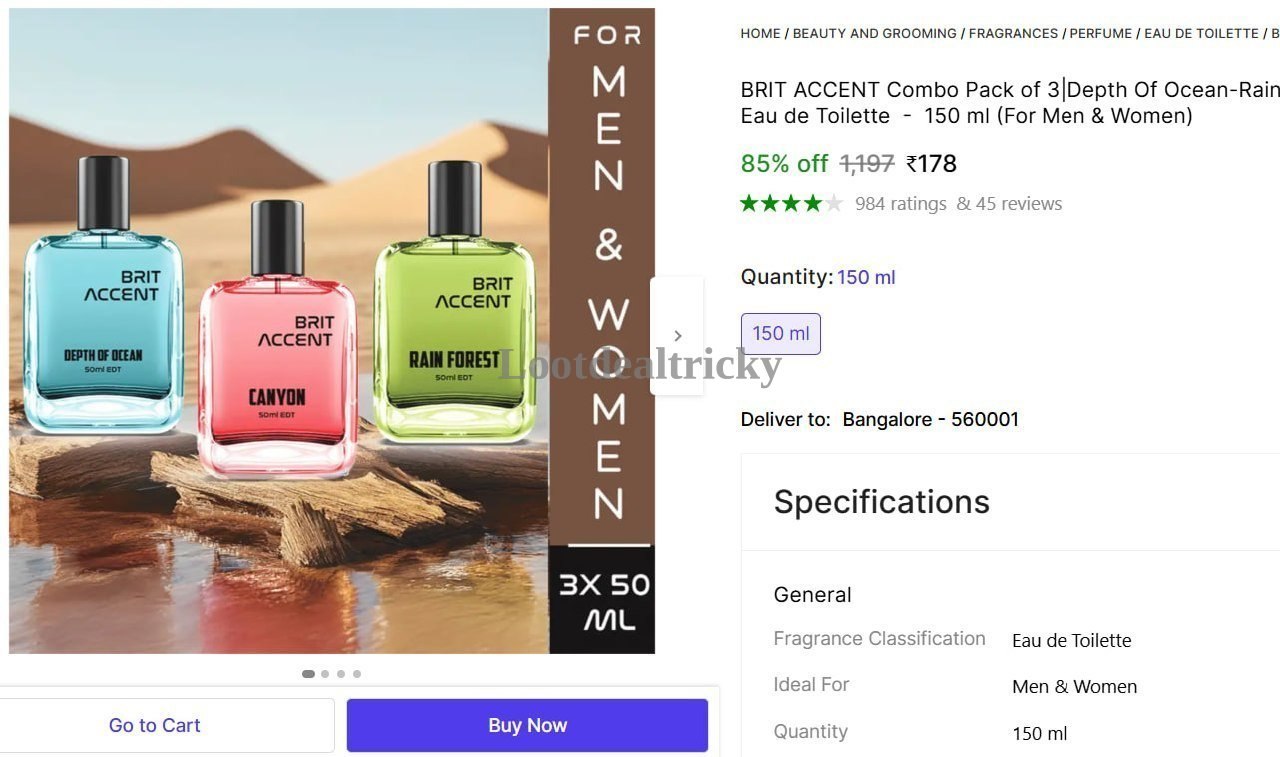 Brit Accent Combo Offer Image