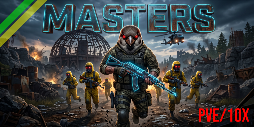 [BR/LATAM] MASTERS | 10X PVE++ |ARMAS LENDÁRIAS|EPIC TOOLS|