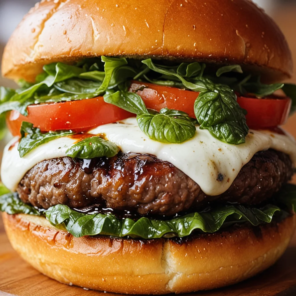 Garlic Pesto Caprese Burger: A Flavorful Twist Awaiteth!