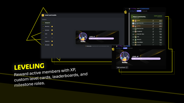 CoinSprite leveling features