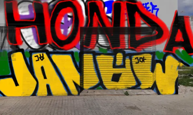 Graffiti artwork by GieKSaTauzen