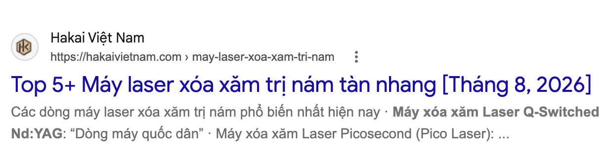 Kết quả Google cần bấm vào