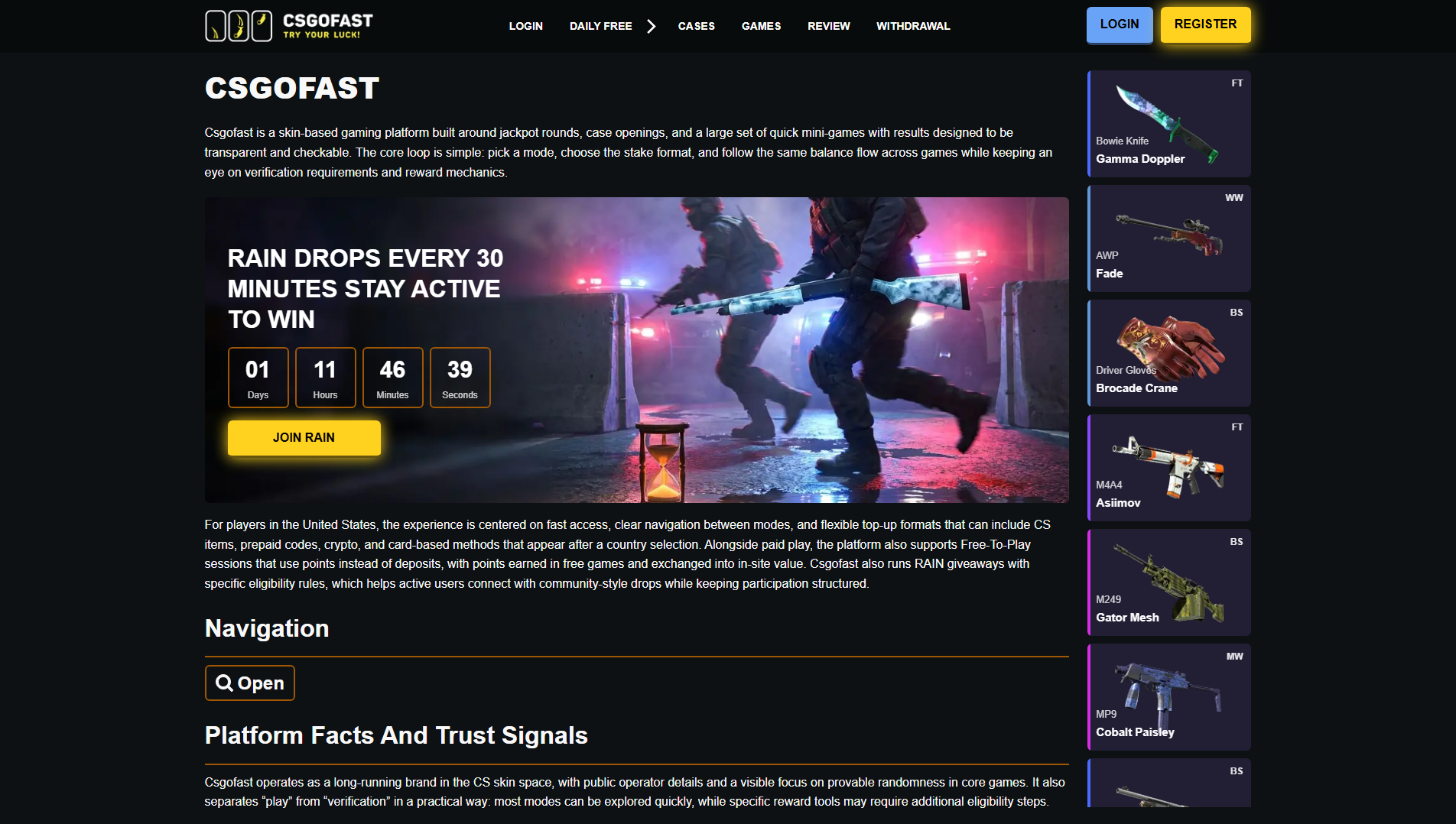 Stored capture of csgo-fast.net