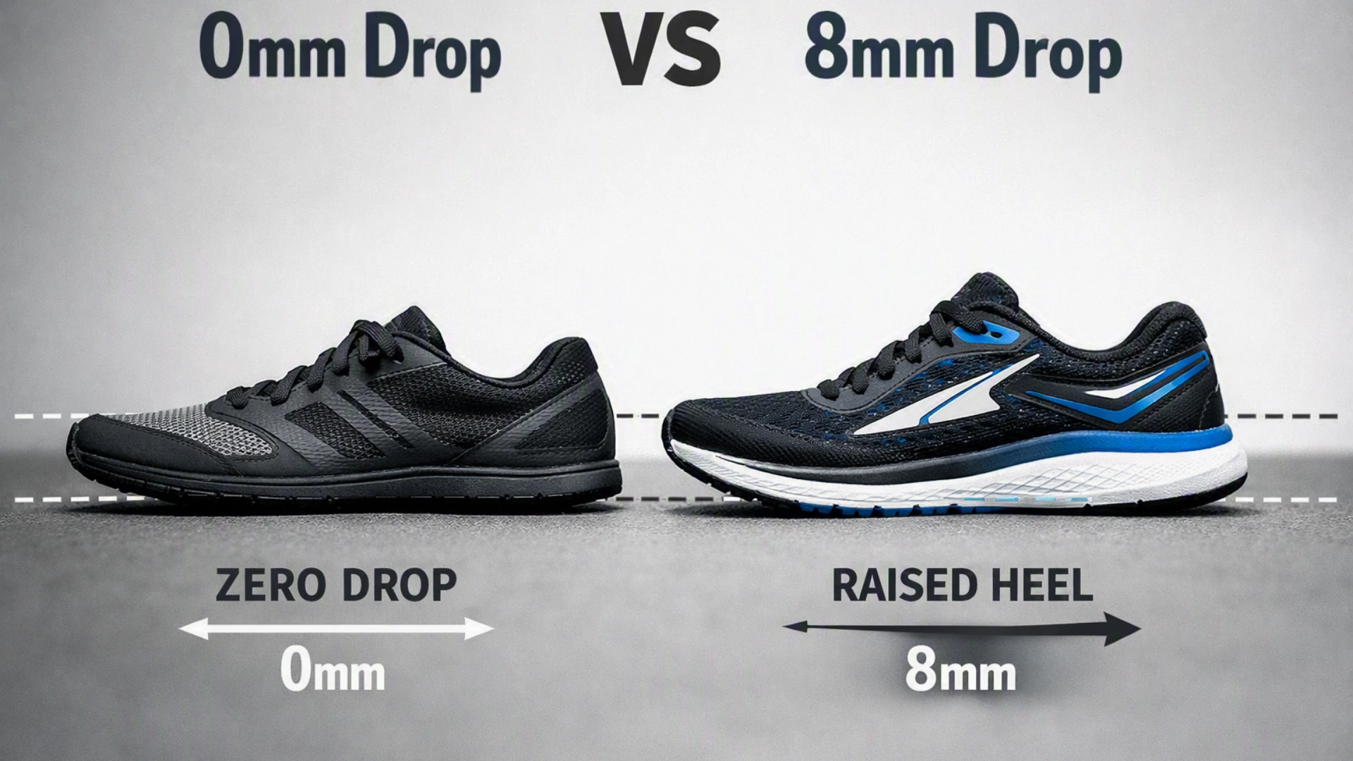 0mm and 8mm shoe
