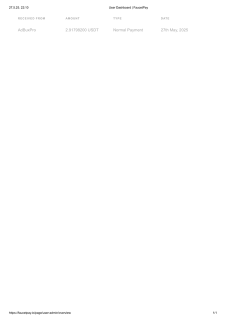 User-Dashboard-Faucet-Pay-1
