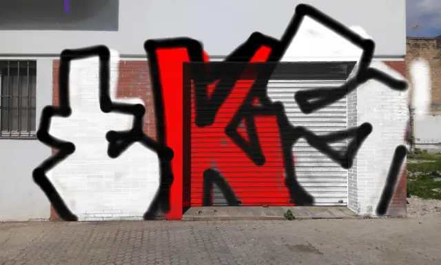 Graffiti artwork by JustKrzaczek