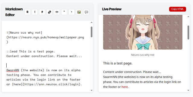 Preview for Post Editor. May subject to changes.