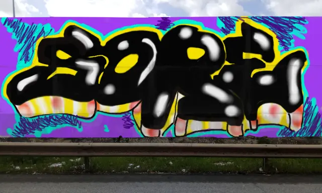 Graffiti artwork by Sore95