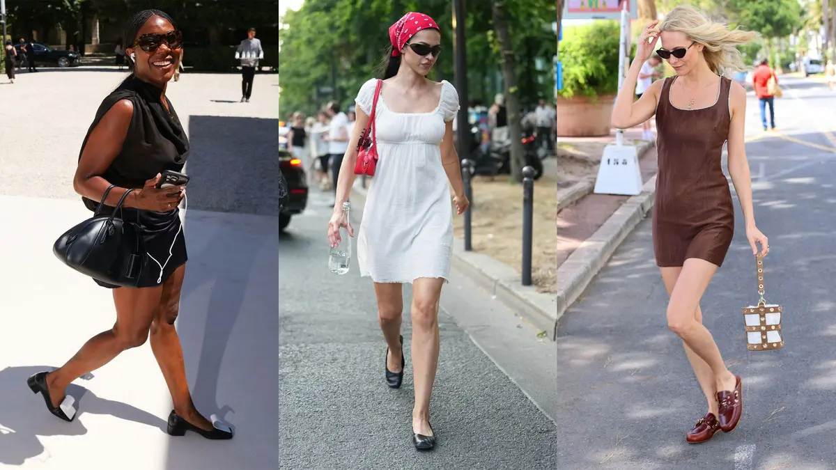 Mature Mini Dresses Dominate Summer Street Style, Offering Fresh Ways to Dress Down