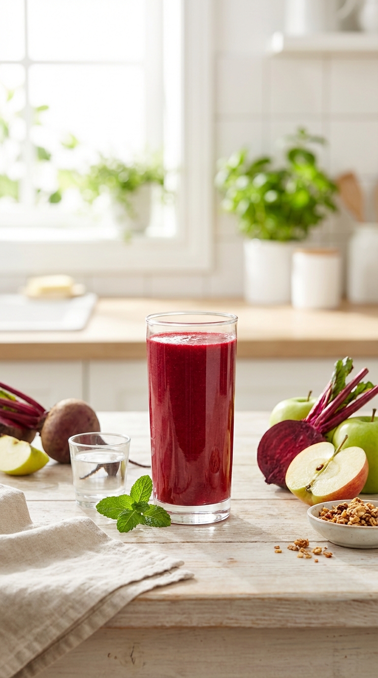 Beet and Apple Powerhouse — Pre-Workout Energy