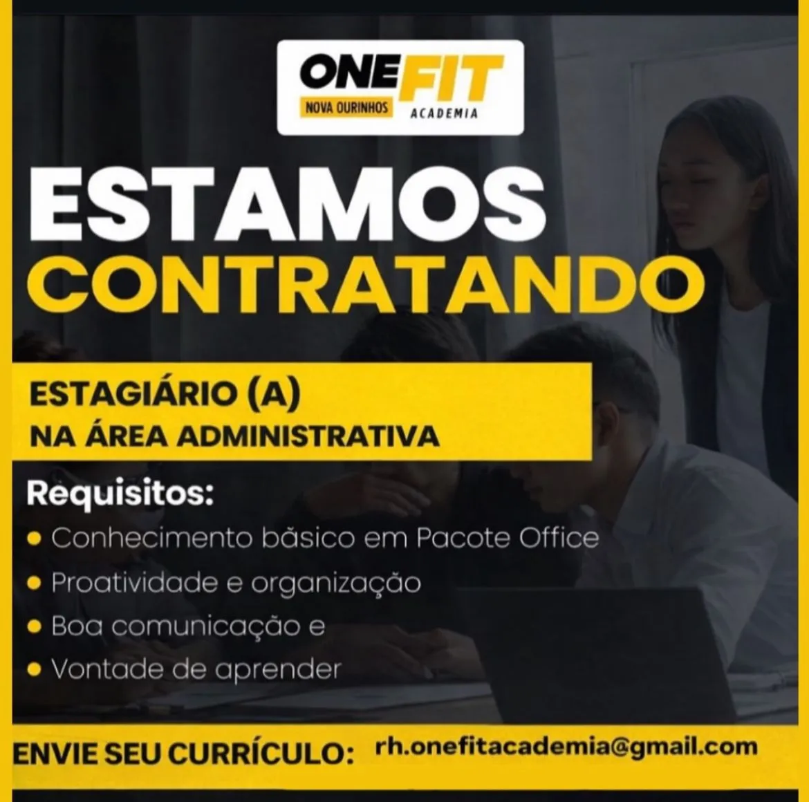 Vaga Para EstagiÁrio Na Onefit