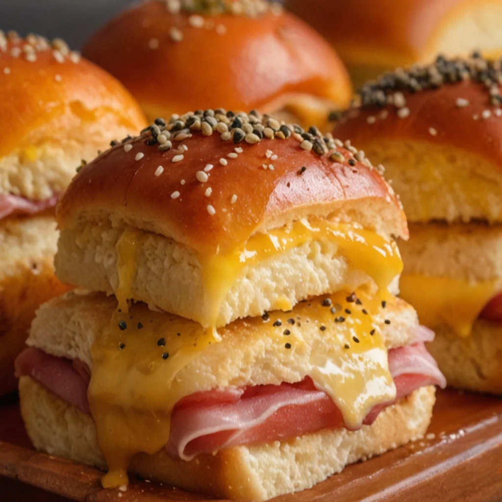 Ham and Cheese Slider Bites