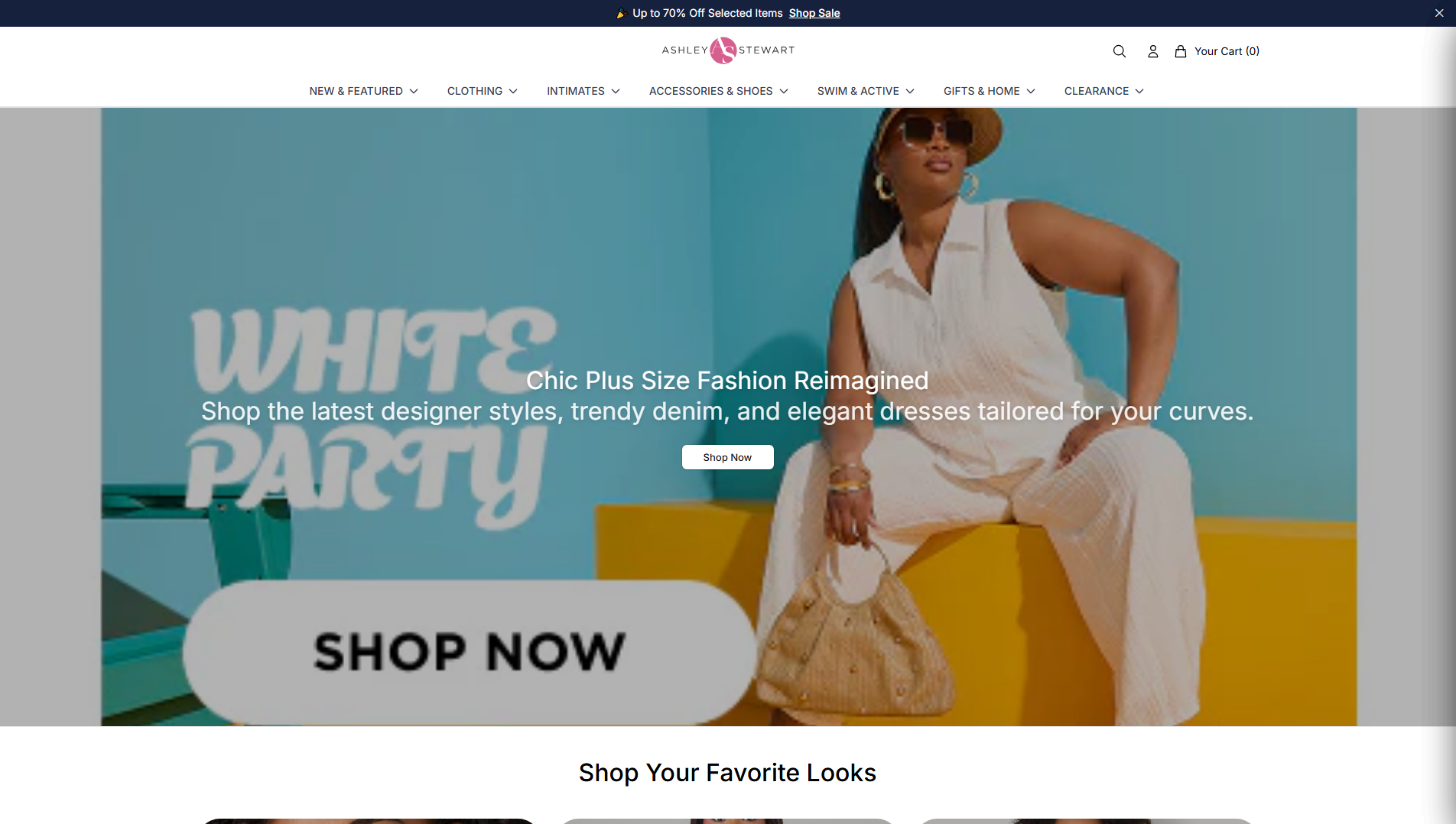 Stored capture of ashleystewart.shop