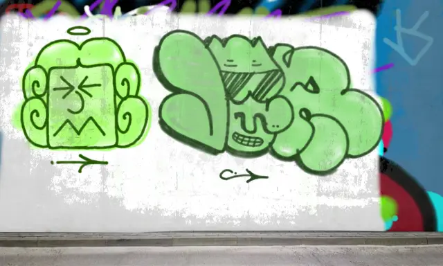 Graffiti artwork by JERR
