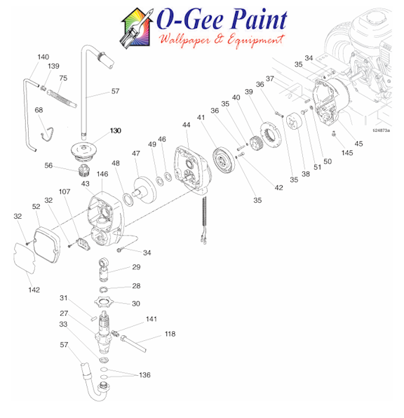 LINELAZER 3400 PINION HOUSING