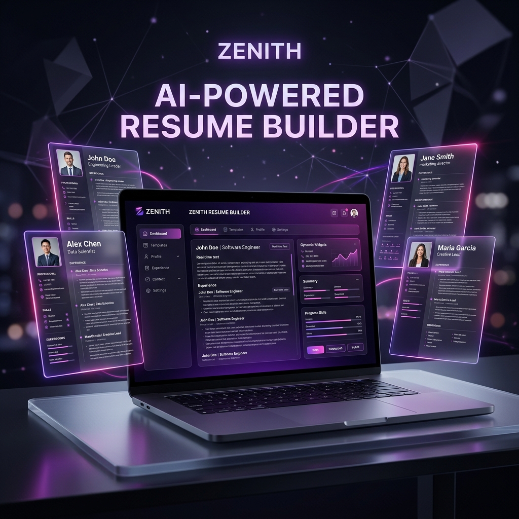 Zenith Resume Builder Preview