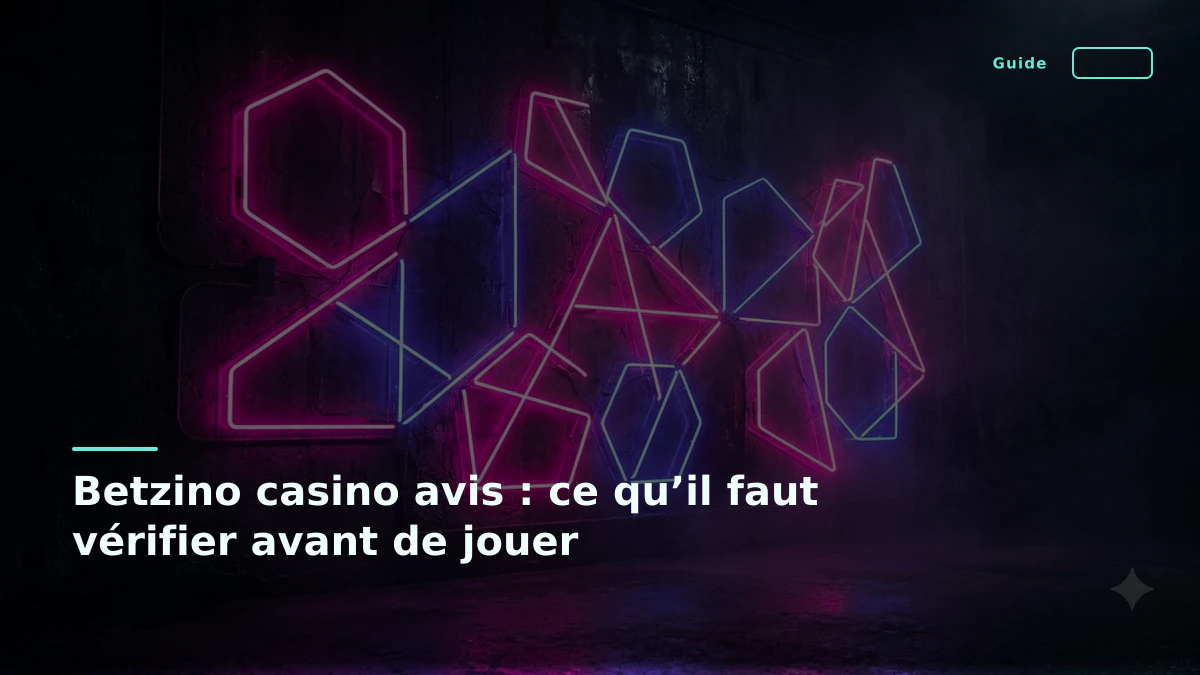 Betzino casino avis : ce qu’il faut vérifier avant de jouer