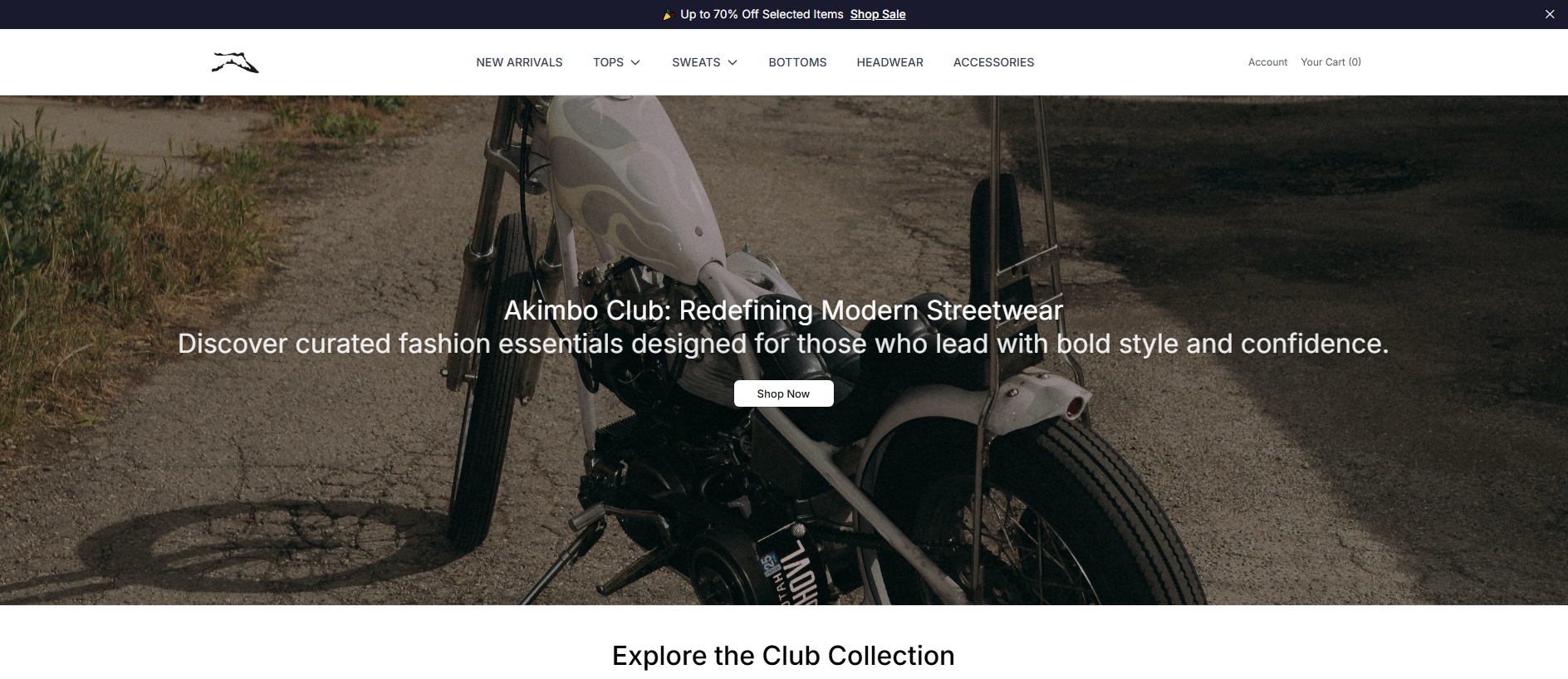 Stored capture of akimboclubstudio.shop