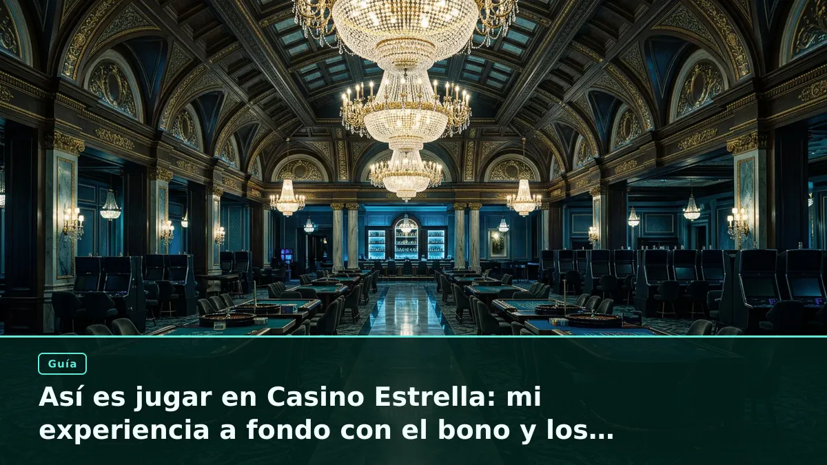 Así es jugar en Casino Estrella: mi experiencia a fondo con el bono y los juegos