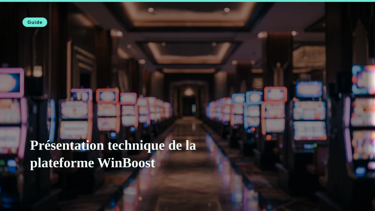 Présentation technique de la plateforme WinBoost
