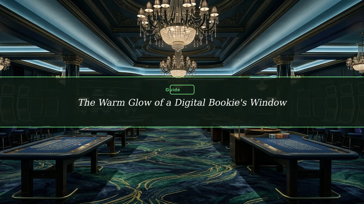The Warm Glow of a Digital Bookie's Window