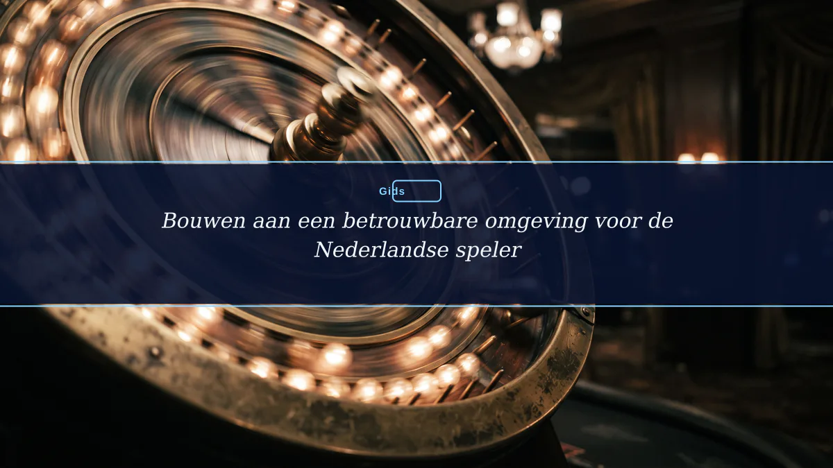 Bouwen aan een betrouwbare omgeving voor de Nederlandse speler