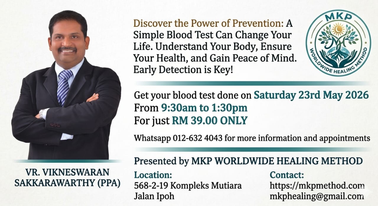 Official MKP Worldwide Healing Method digital contact card.
